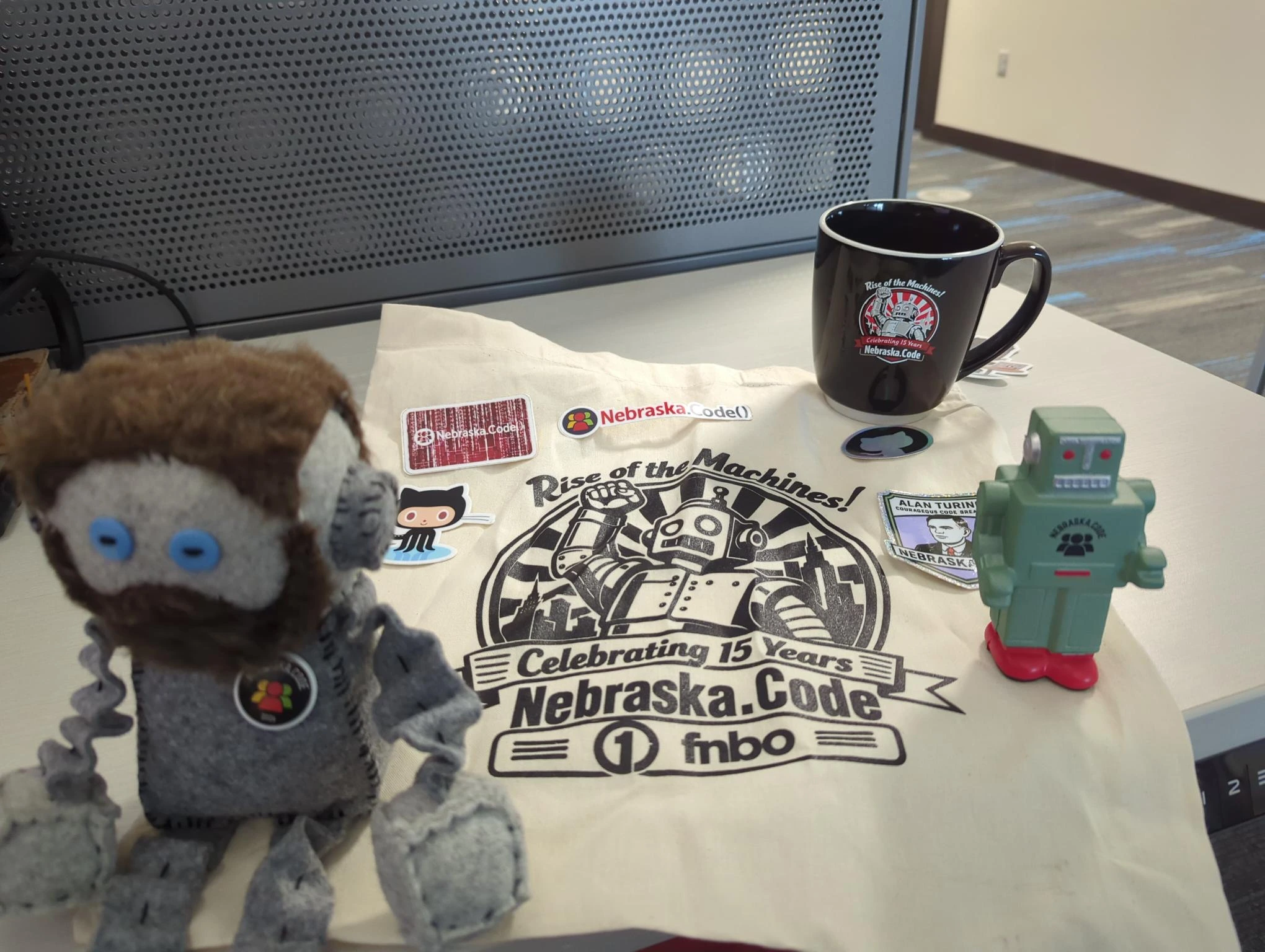 Swag bag at Nebraska Code