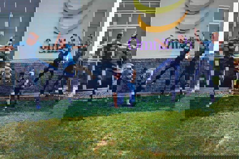 John Townsend pretending to be Thor