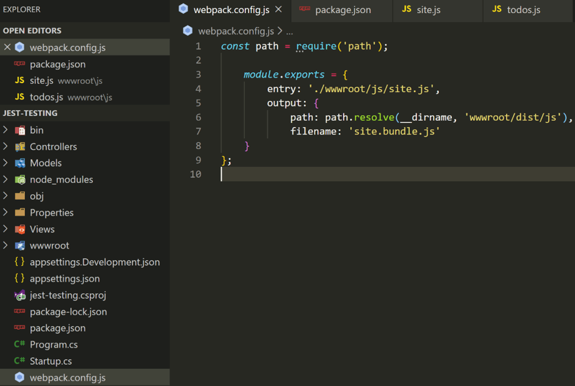 Javascript Unit Testing Getting Started Using Jest Webpack And Net Core Javascript Unit Testing Getting Started Using Jest Webpack And Net Core