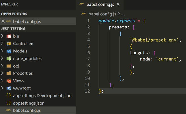 babel. config.js
